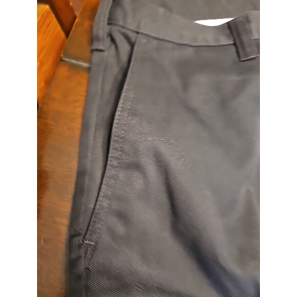 Cintas Comfort Flex Navy Black Cargo Work Pant 38x33 #270-35 Relaxed Fit - Picture 4 of 9